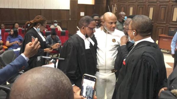 Court rejects Nnamdi Kanu’s bail application