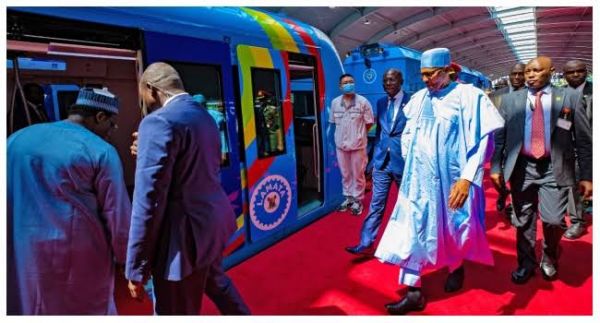 Buhari commissions Lagos metro railway
