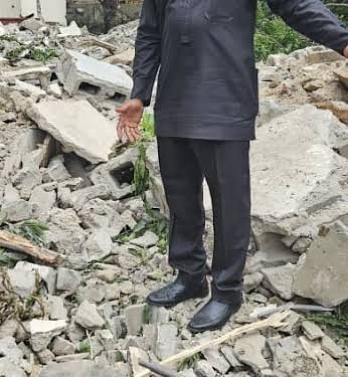 Peter Obi decries ‘coordinated lawlessness’ after brother’s property is demolished in Lagos without court order